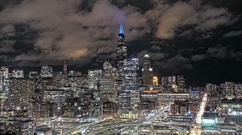 Weather camera view of UIC - University of Illinois Chicago.