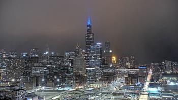 Weather camera view of UIC - University of Illinois Chicago.