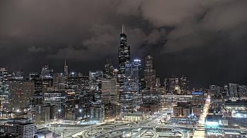 Weather camera view of UIC - University of Illinois Chicago.