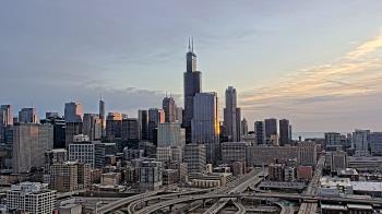 Weather camera view of UIC - University of Illinois Chicago.