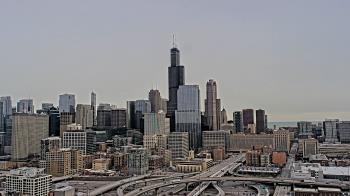 Weather camera view of UIC - University of Illinois Chicago.