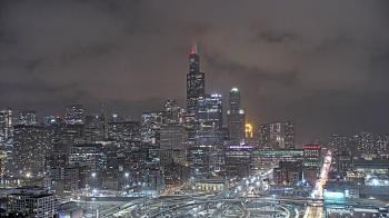 Weather camera view of UIC - University of Illinois Chicago.