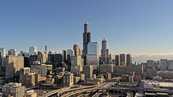 Weather camera view of UIC - University of Illinois Chicago.