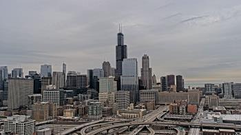 Weather camera view of UIC - University of Illinois Chicago.
