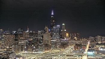 Weather camera view of UIC - University of Illinois Chicago.