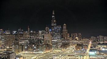 Weather camera view of UIC - University of Illinois Chicago.