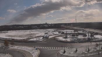 Weather camera view of Waxpool Elementary School.