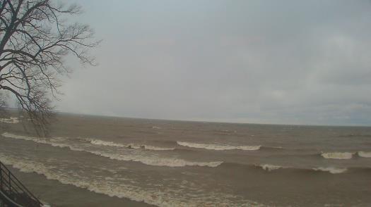 Weather camera view of Forest Lawn Beach.