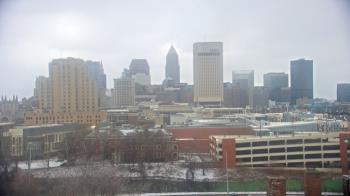 Weather camera view of WEWS-TV.