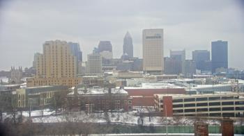 Weather camera view of WEWS-TV.