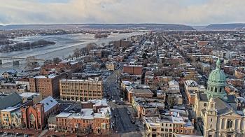 Weather camera view of WHTM-TV.