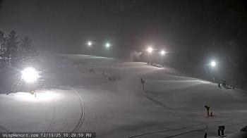 Weather camera view of Wisp Ski Resort.