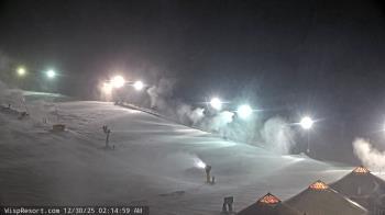 Weather camera view of Wisp Ski Resort.