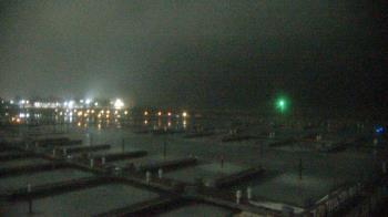 Weather camera view of Waukegan Harbor and Marina.