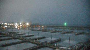 Weather camera view of Waukegan Harbor and Marina.