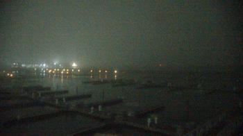 Weather camera view of Waukegan Harbor and Marina.