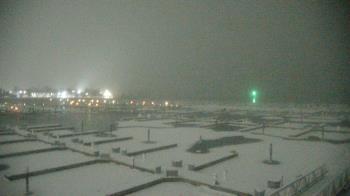 Weather camera view of Waukegan Harbor and Marina.
