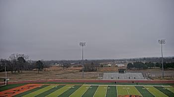 Weather camera view of Waldron HS.
