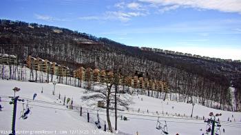Weather camera view of Wintergreen Mtn. at 3600 ft. elev..