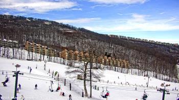 Weather camera view of Wintergreen Mtn. at 3600 ft. elev..