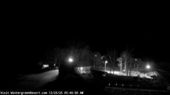 Weather camera view of Wintergreen Mtn. at 3600 ft. elev..