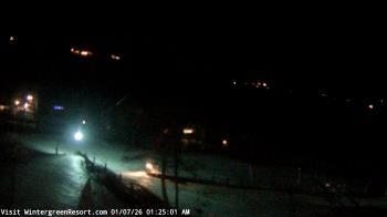 Weather camera view of Wintergreen Mtn. at 3600 ft. elev..