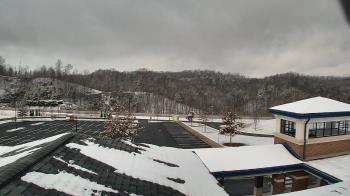 Weather camera view of Wrigley Elementary School.