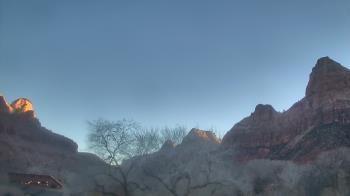 Weather camera view of Zion Canyon Village.