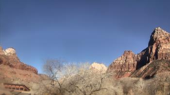 Weather camera view of Zion Canyon Village.