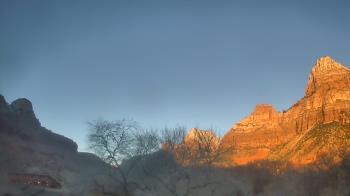 Weather camera view of Zion Canyon Village.