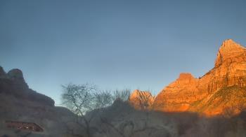 Weather camera view of Zion Canyon Village.