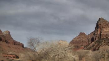 Weather camera view of Zion Canyon Village.