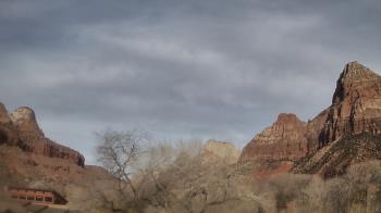Weather camera view of Zion Canyon Village.