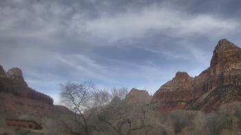 Weather camera view of Zion Canyon Village.