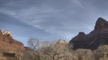 Weather camera view of Zion Canyon Village.