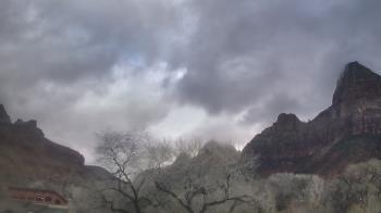 Weather camera view of Zion Canyon Village.
