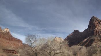 Weather camera view of Zion Canyon Village.