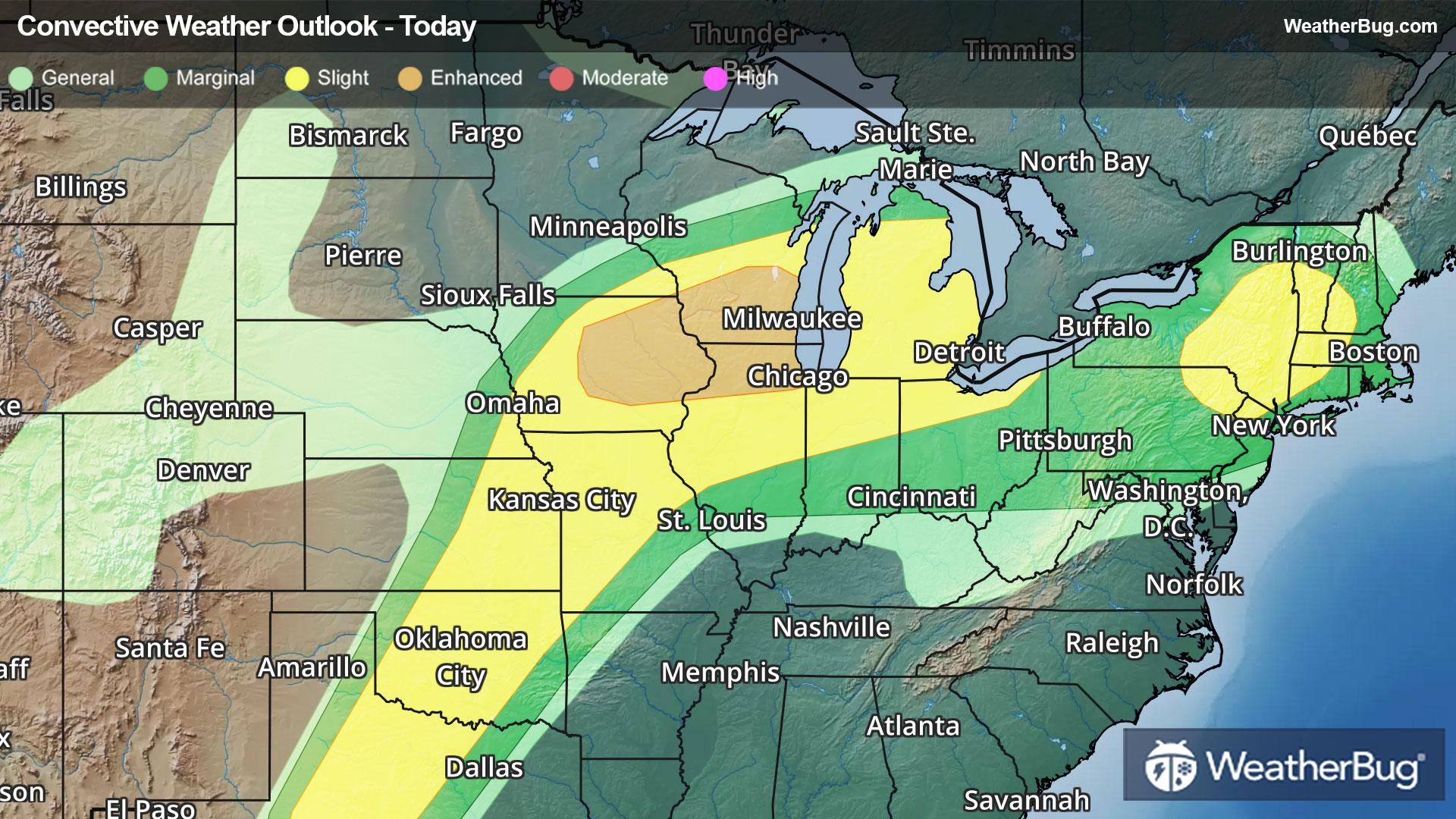 Today's Severe Weather Outlook