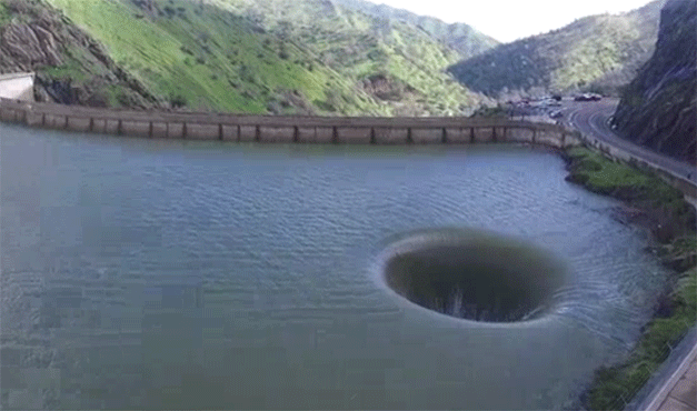 Morning Glory Spillway in California