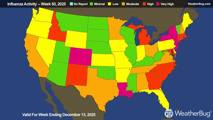 Flu Update Valid For Week Ending December 13, 2025