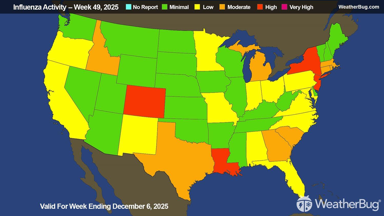 Flu Update Valid For Week Ending December 6, 2025