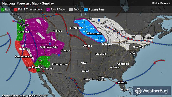 Weekend Weather Outlook