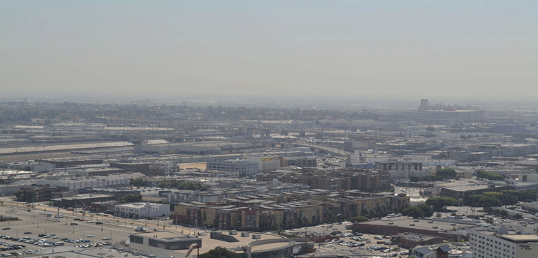 Los Angeles Smog in September 2011. Photo credit: Wikimedia Commons