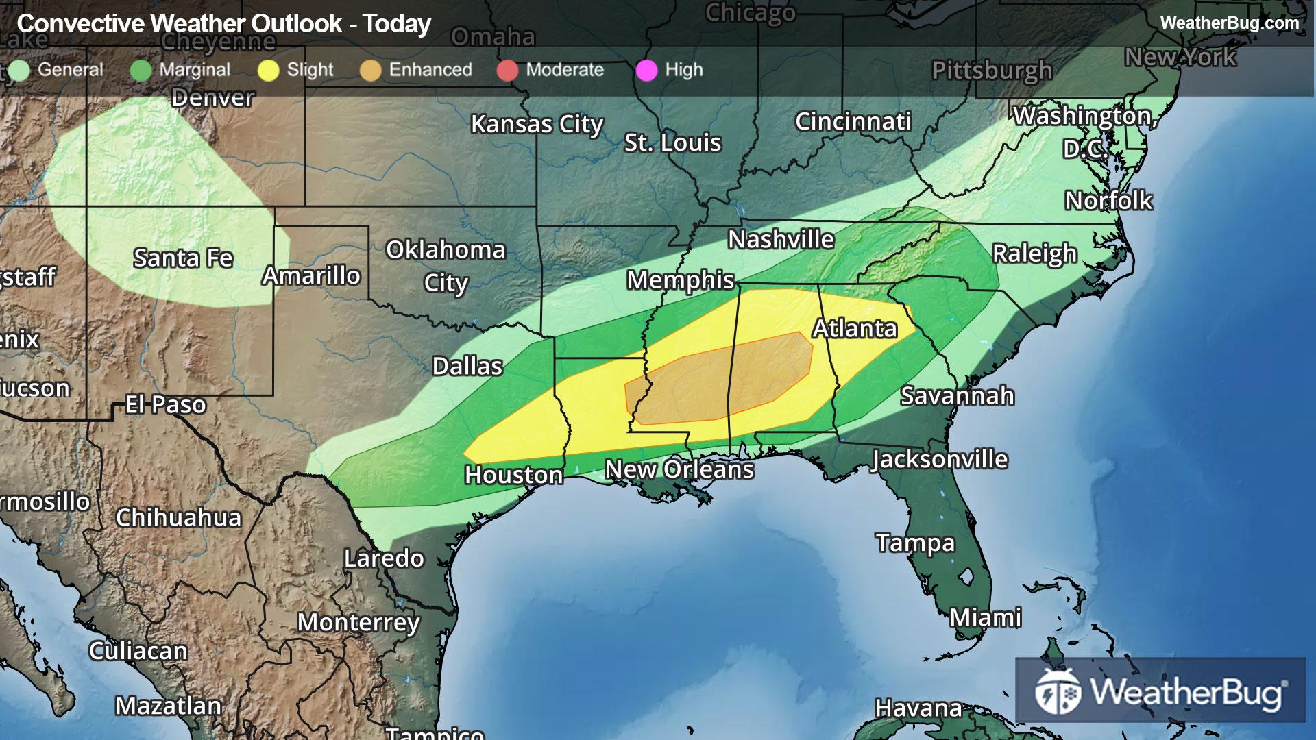 Today's Severe Weather Outlook
