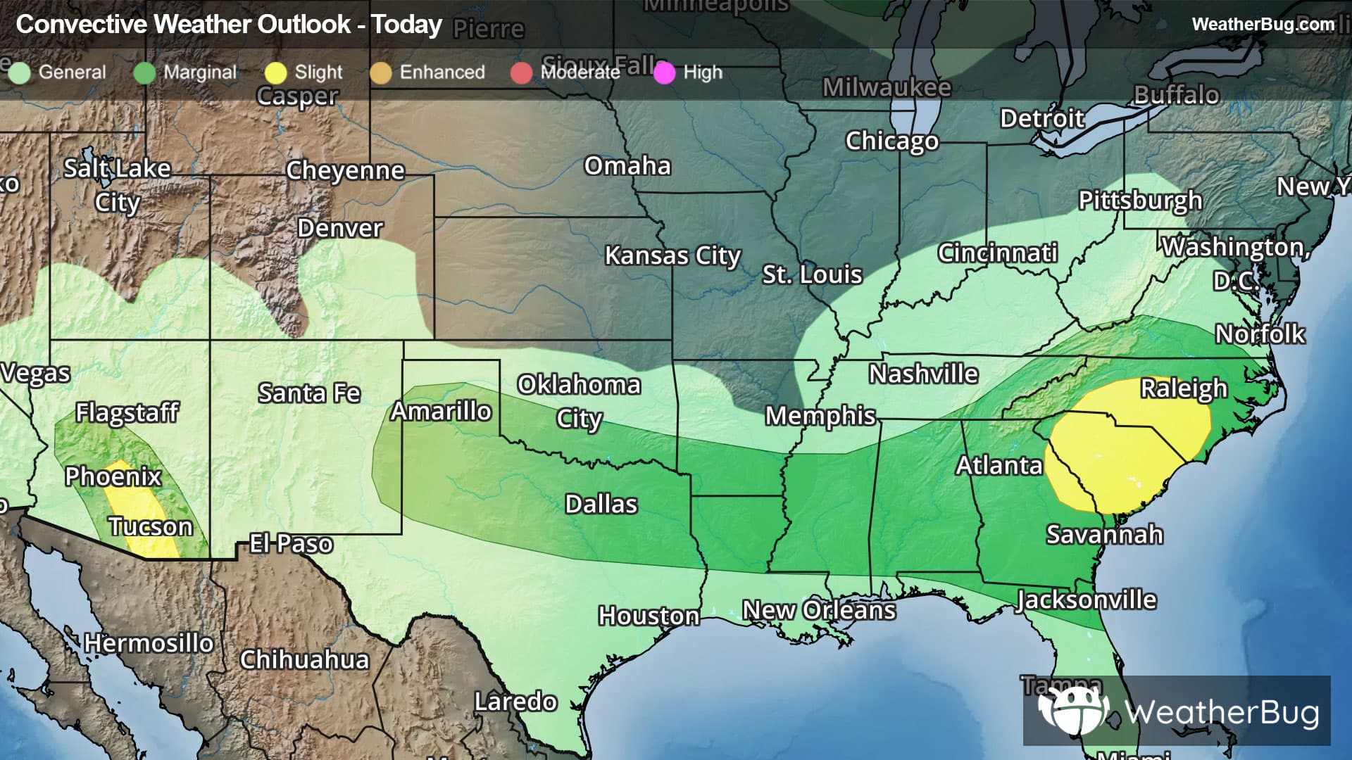 Severe Thunderstorm Outlook