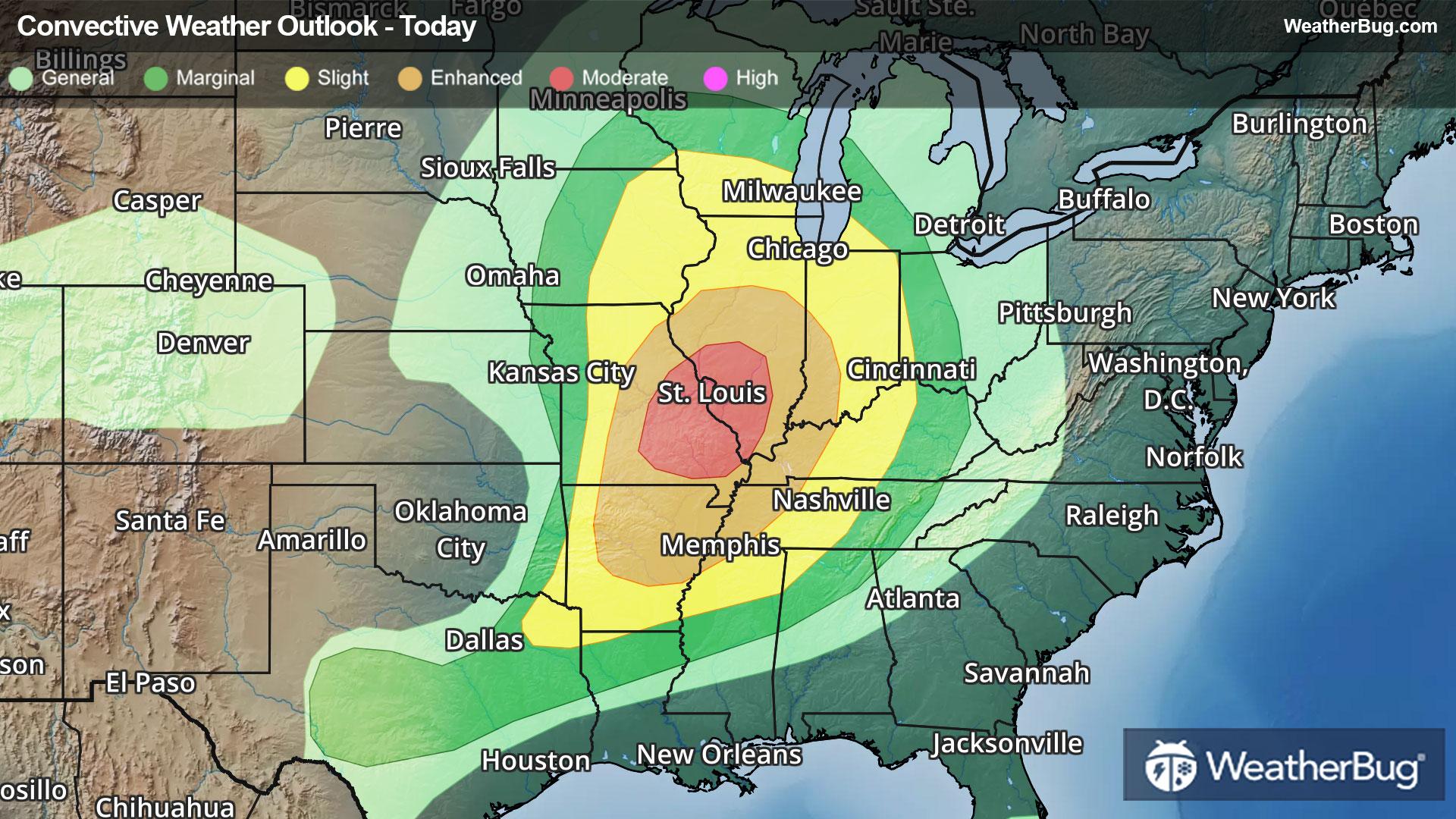 Today's Severe Weather Outlook