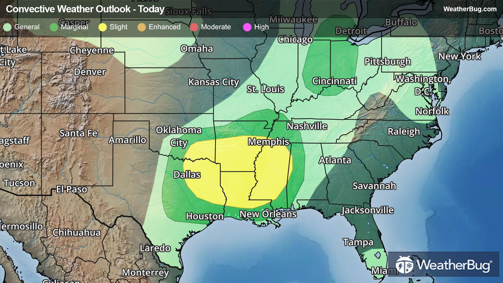 Today's Severe Weather Outlook