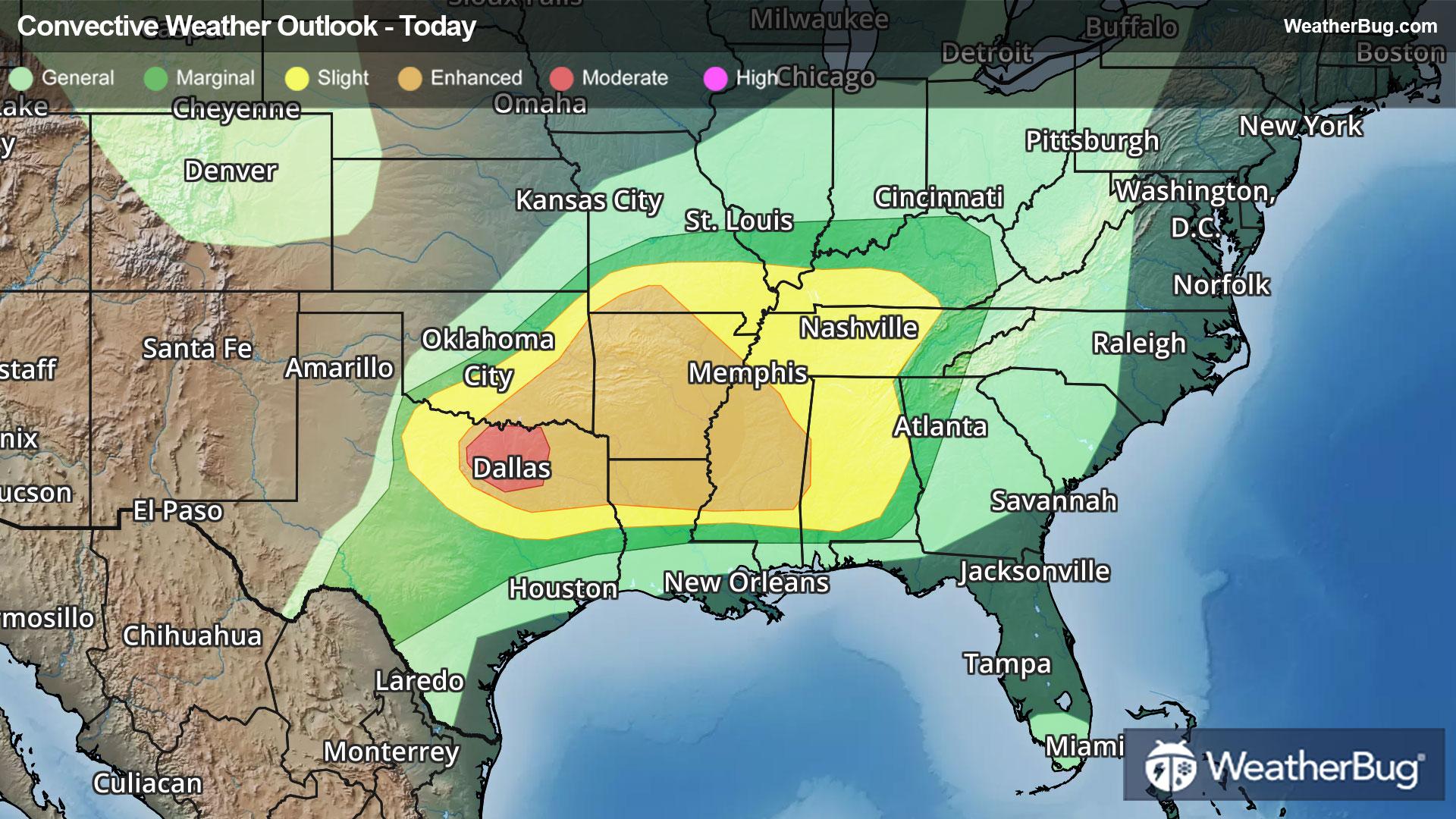 Today's Severe Weather Outlook