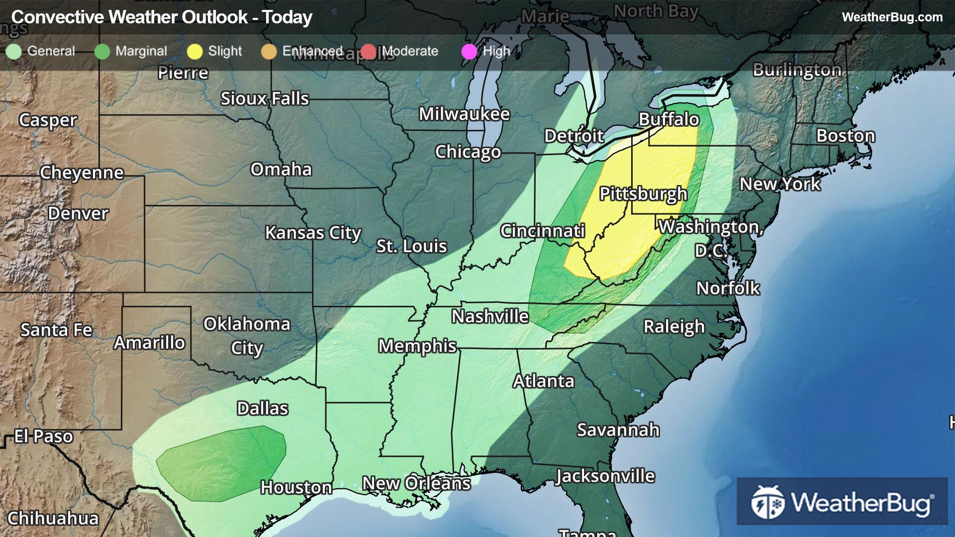 Today's Severe Weather Outlook