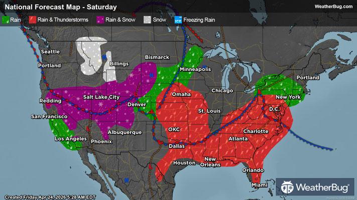 Weekend Weather Outlook